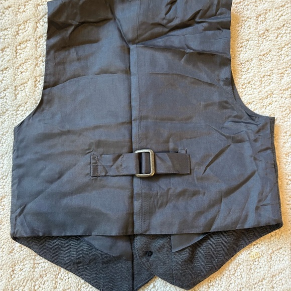 Janie and Jack Charcoal Kids Vest - Picture 3 of 4